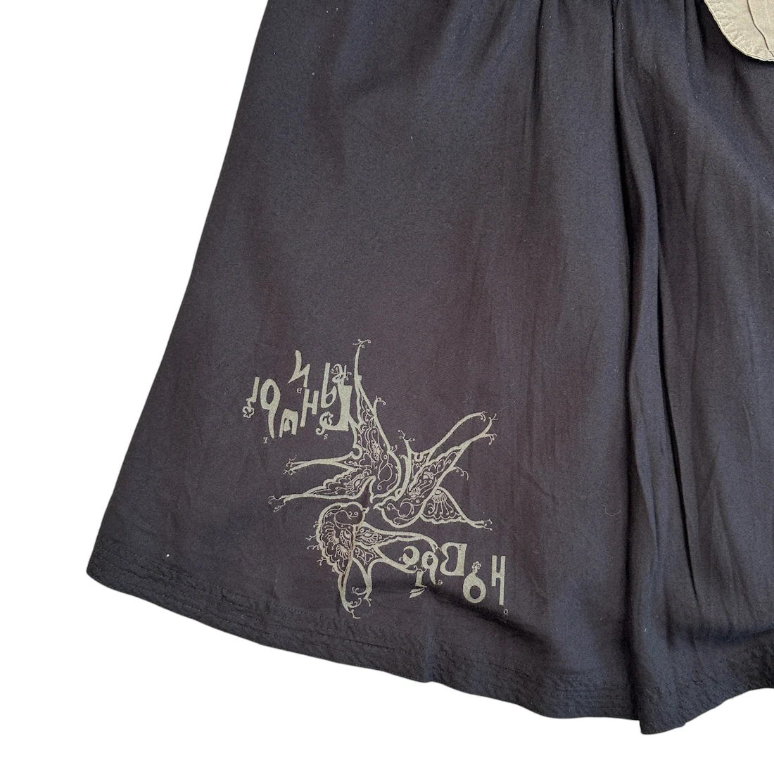 DIESEL CARGO POCKET MIDI-SKIRT - BLACK / KHAKI - Image 4