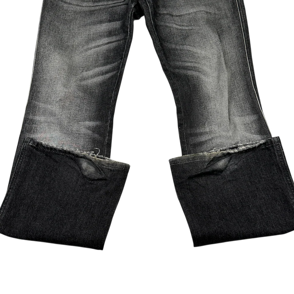 DIESEL GREY WASH FLARED DENIM - Image 2