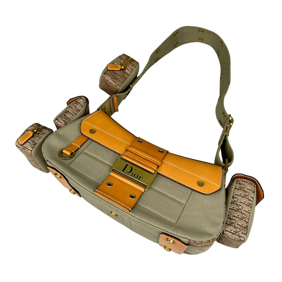 DIOR 2002 STREET CHIC COLUMBUS BAG W/4 ATTACHMENTS - Image 3
