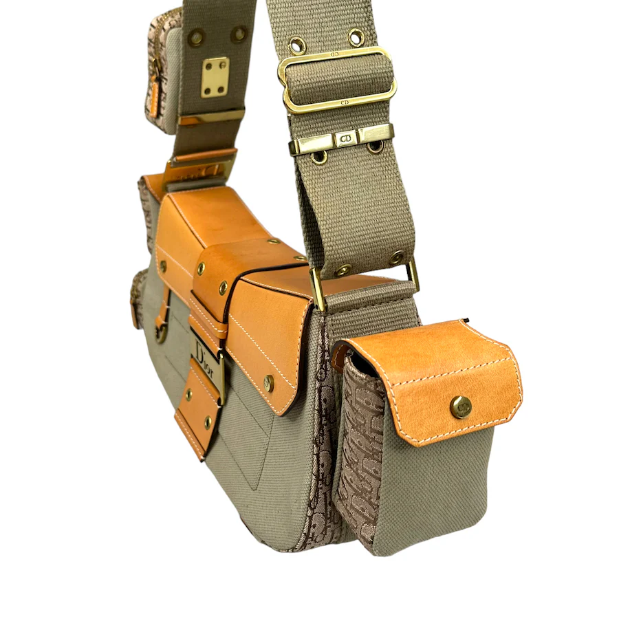 DIOR 2002 STREET CHIC COLUMBUS BAG W/4 ATTACHMENTS - Image 5