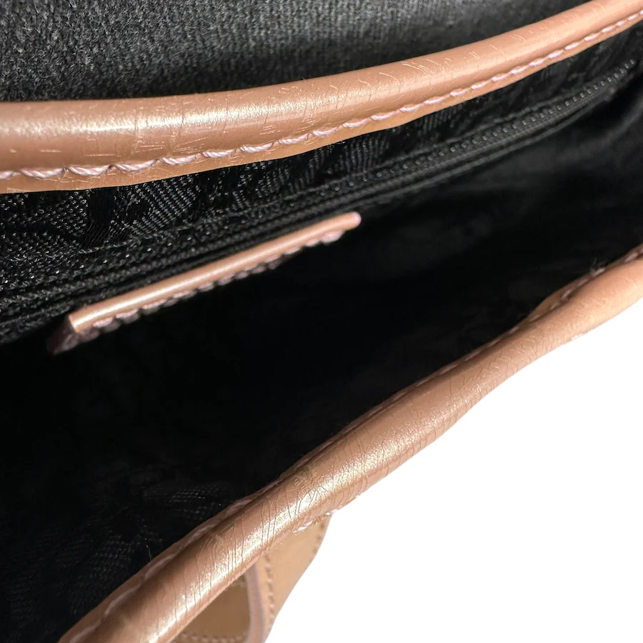 DIOR 2003 DENIM/PATENT LEATHER SADDLE BAG - Image 10
