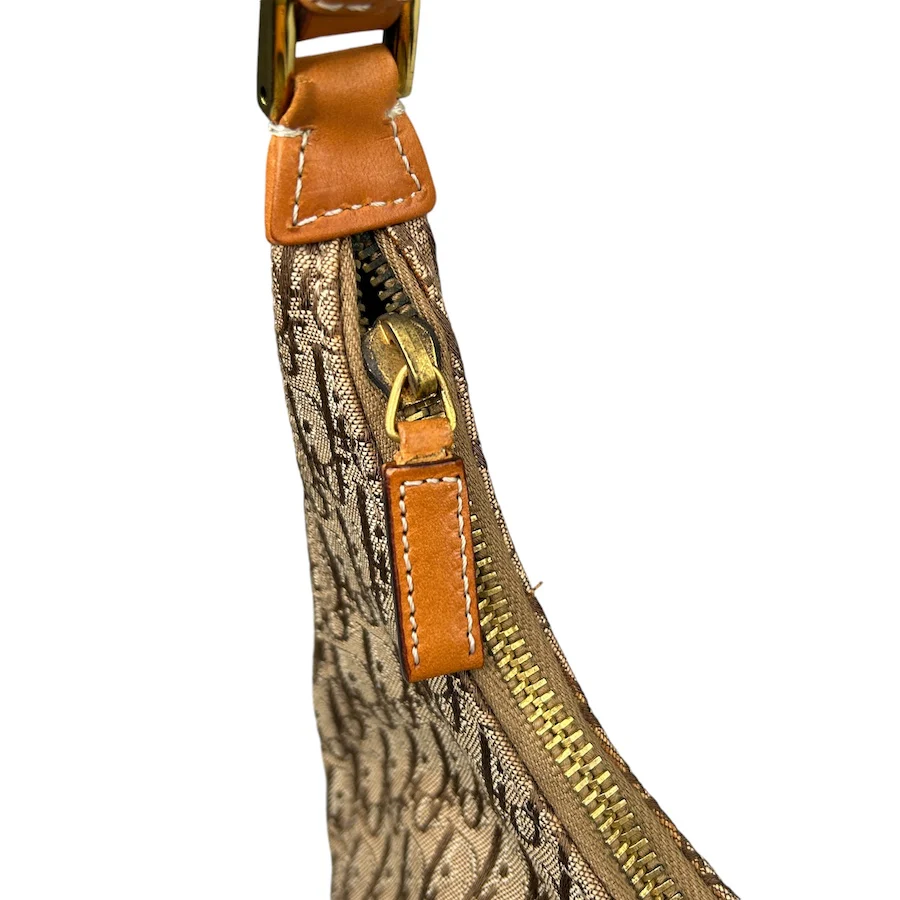 DIOR 2003 TROTTER CANVAS CRESCENT BAG 93UIU - Image 6