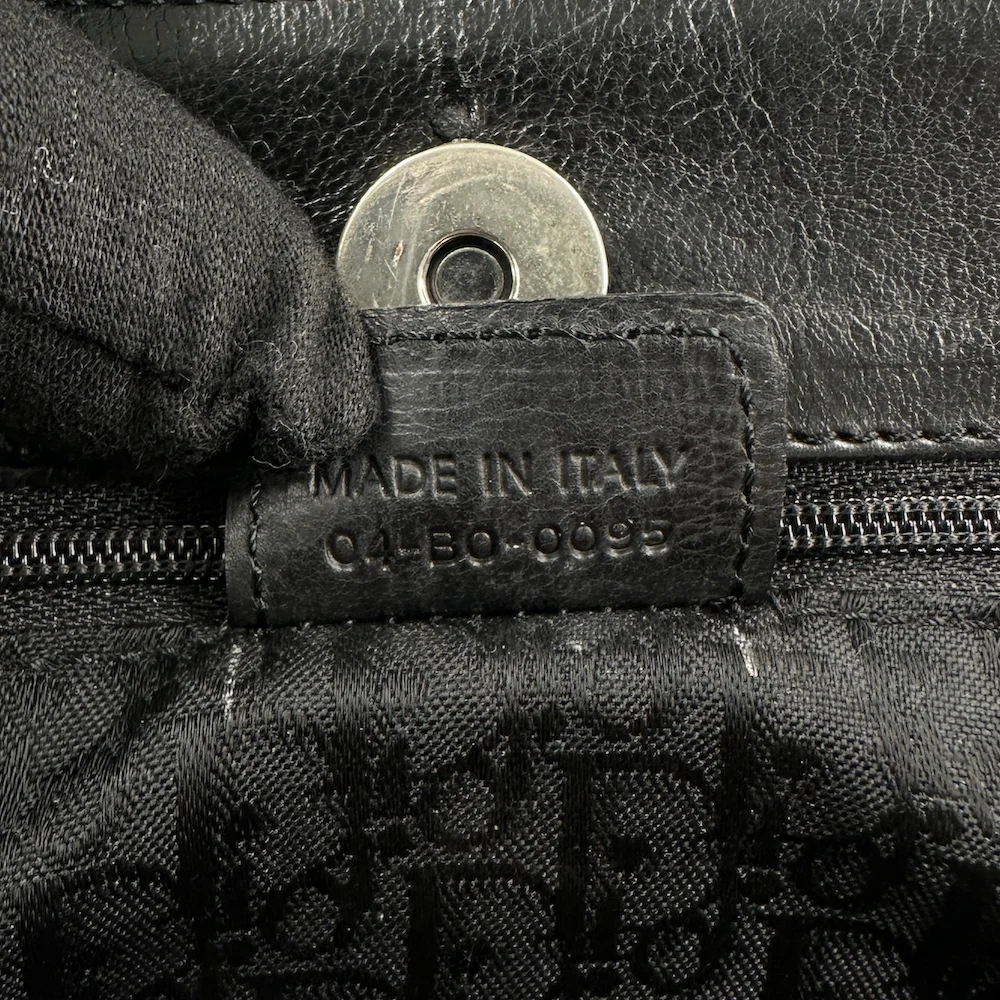 DIOR 2005 FLIGHT LEATHER HANDBAG - Image 10