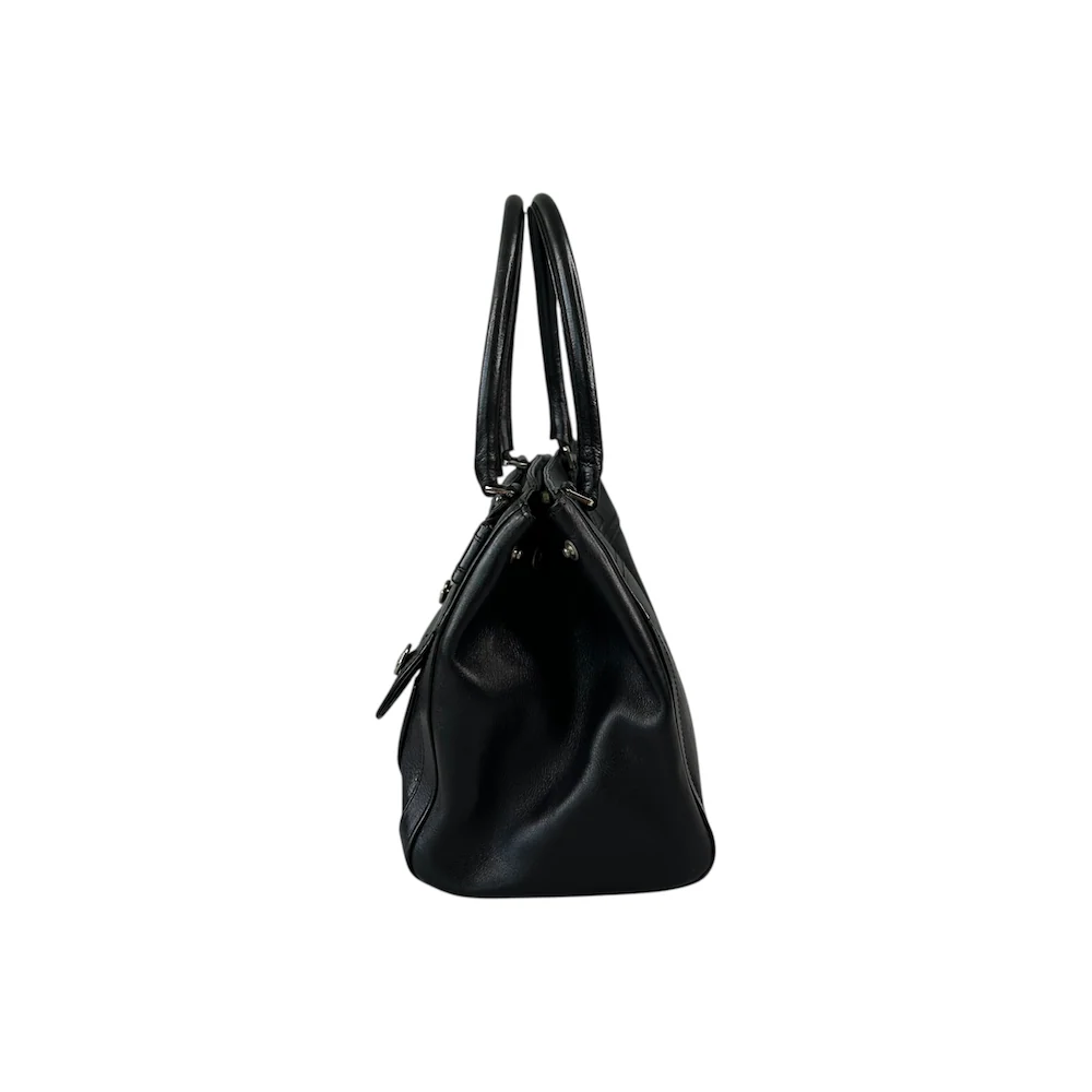 DIOR 2005 FLIGHT LEATHER HANDBAG - Image 4