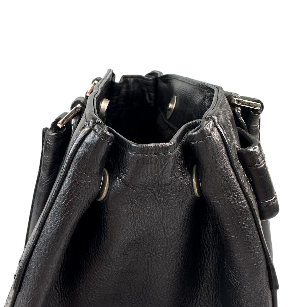 DIOR 2005 FLIGHT LEATHER HANDBAG - Image 7