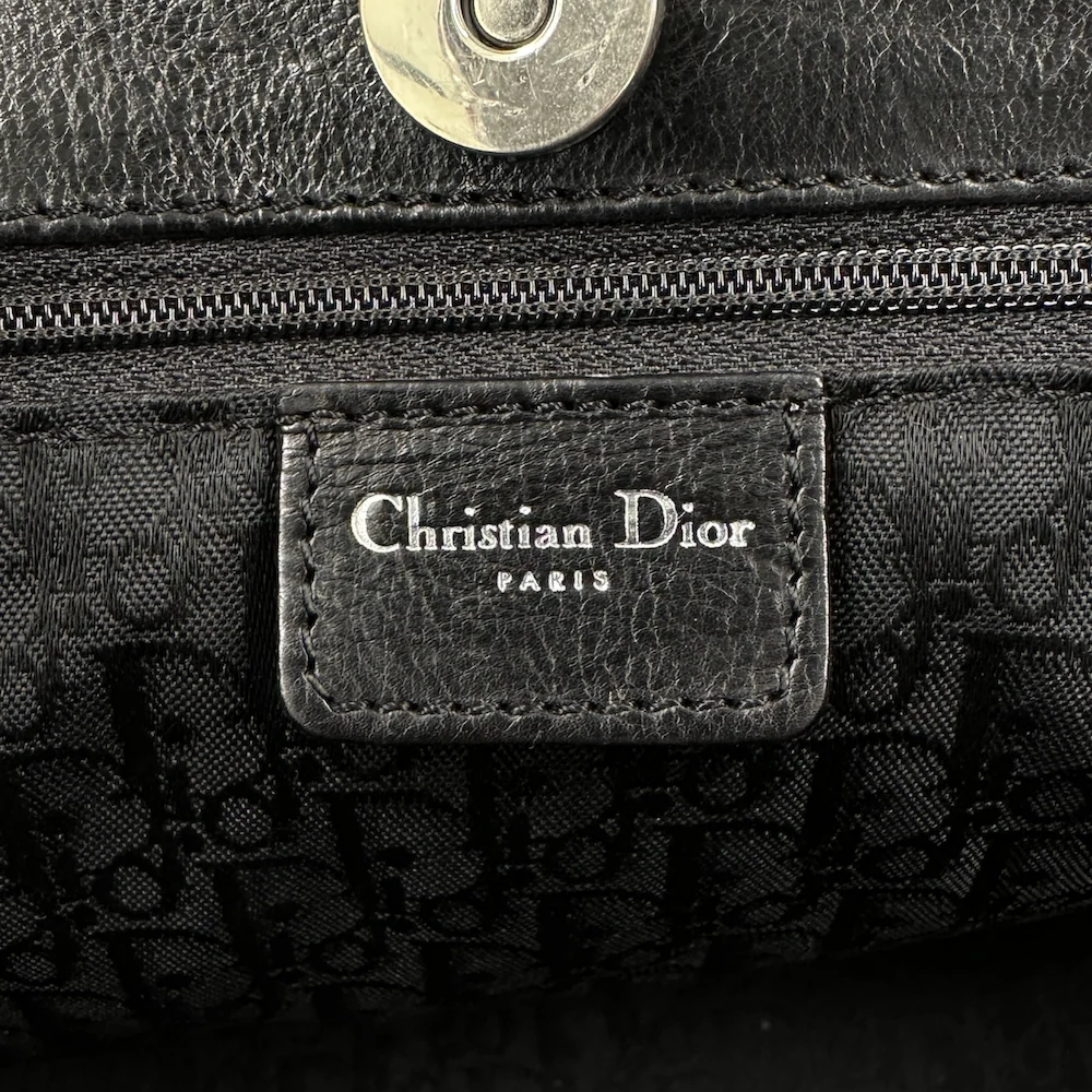 DIOR 2005 FLIGHT LEATHER HANDBAG - Image 9