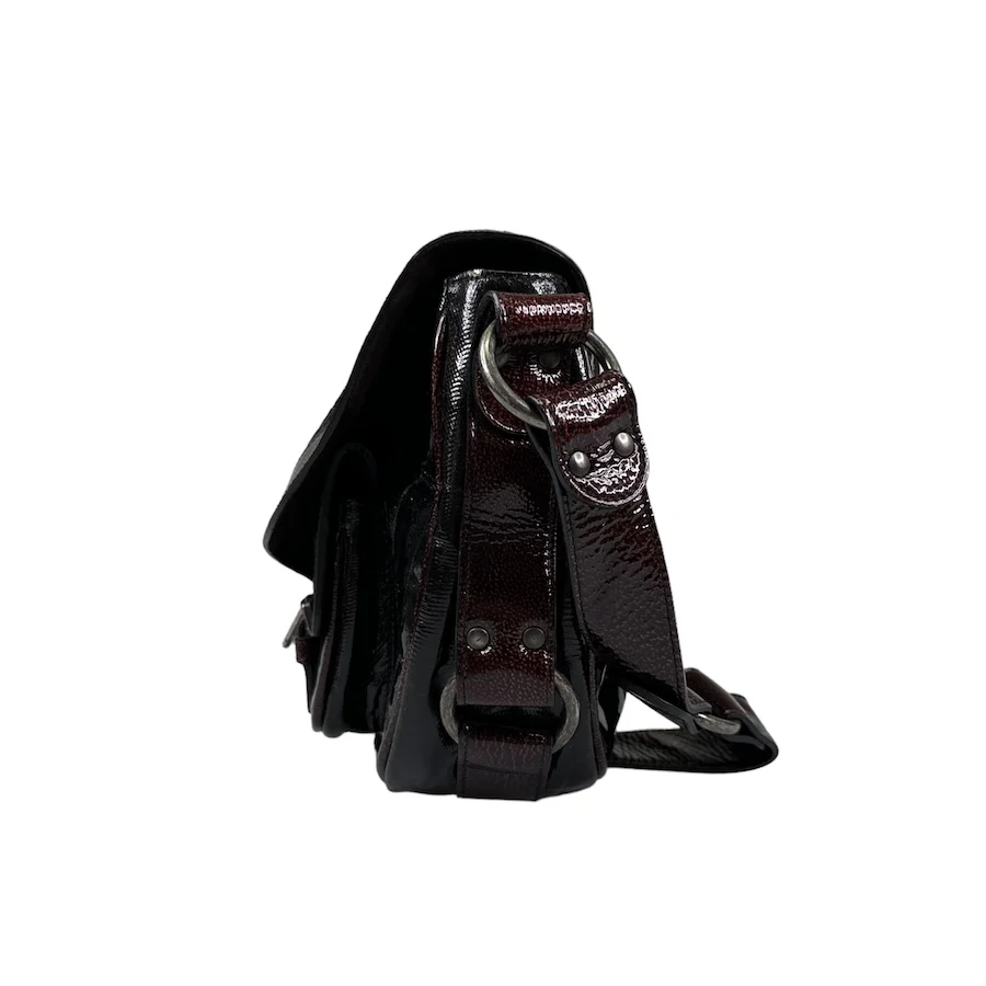 DIOR 2007 GUACHO PATENT LEATHER SHOULDER BAG - Image 3