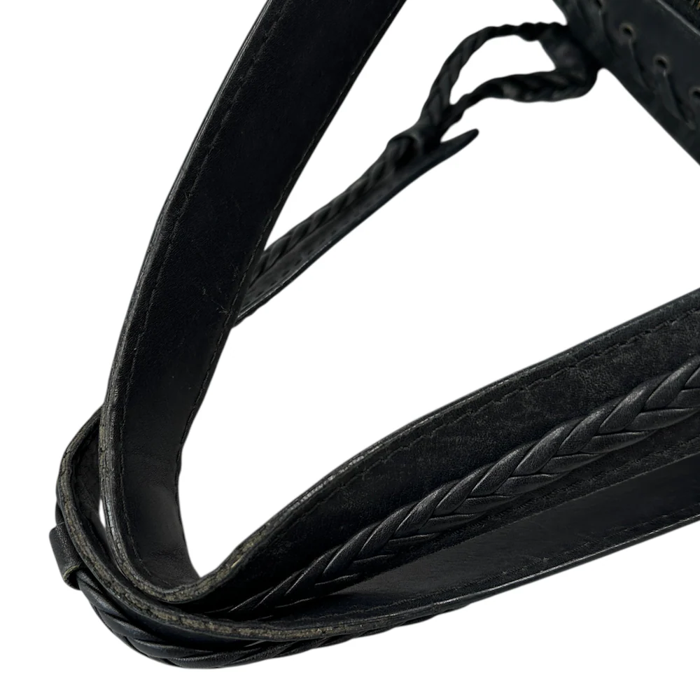 DIOR 2007 MONOGRAM SHOULDER BAG - BLACK - Image 5