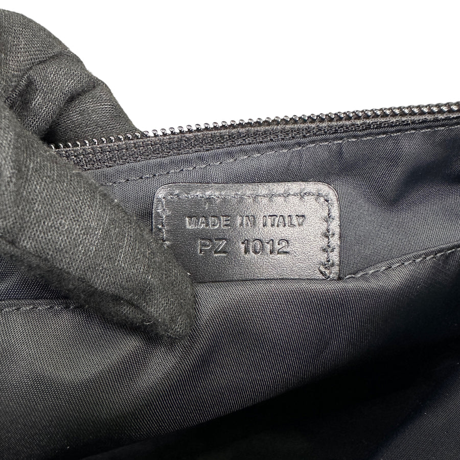 DIOR BLUE TROTTER CANVAS POCHETTE BAG - Image 5