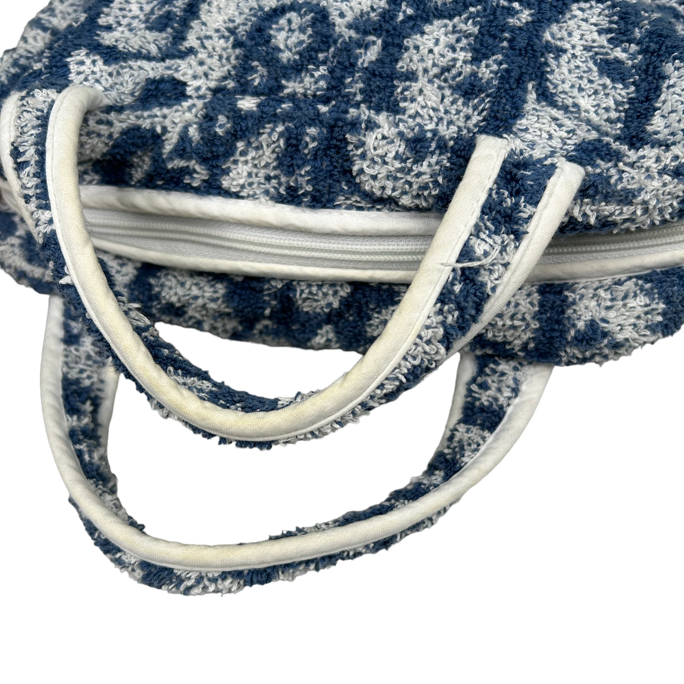 DIOR BLUE TROTTER MONOGRAM TOWEL BAG - Image 6
