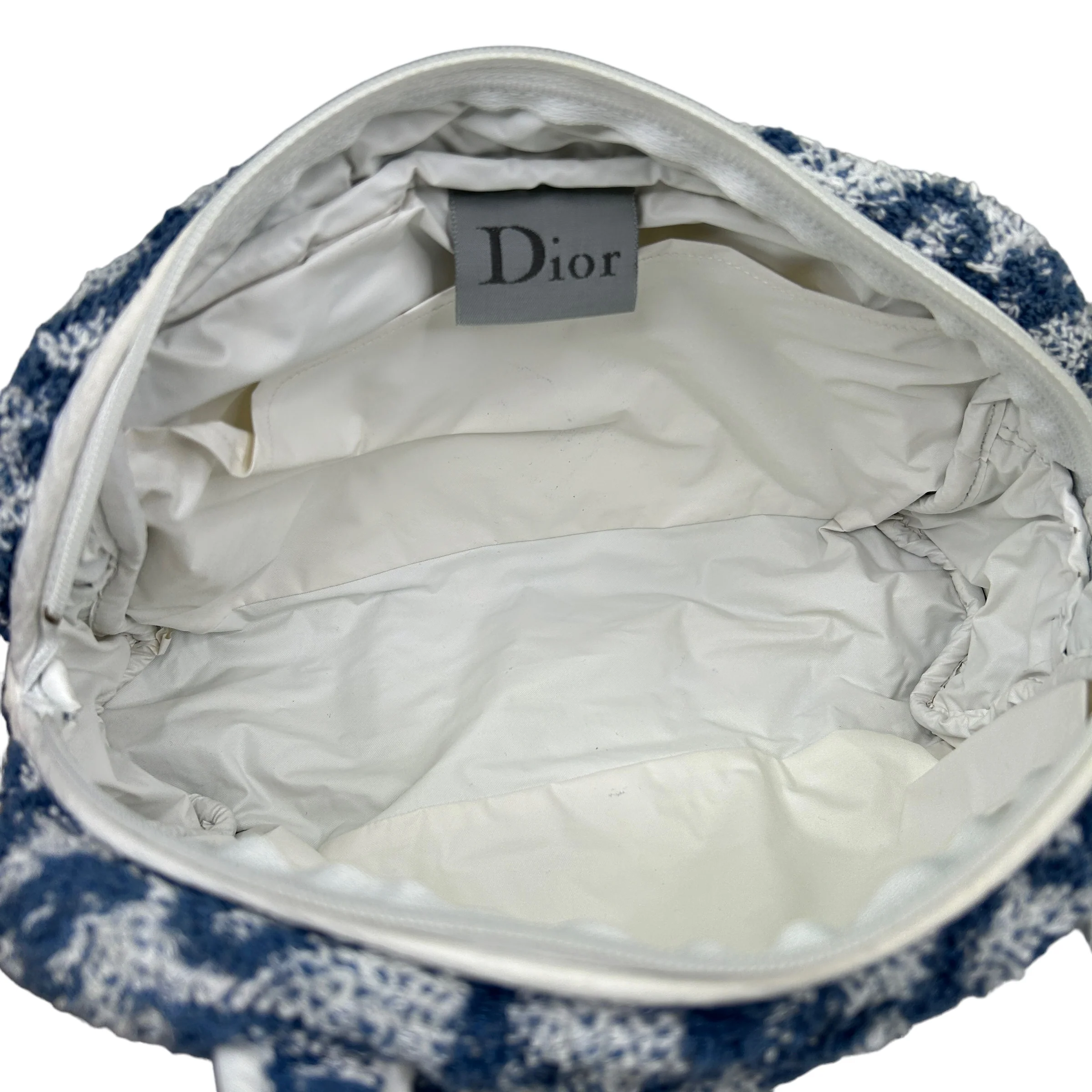 DIOR BLUE TROTTER MONOGRAM TOWEL BAG - Image 8