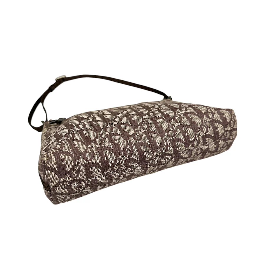 DIOR BROWN TROTTER CANVAS SHOULDER BAG - Image 3