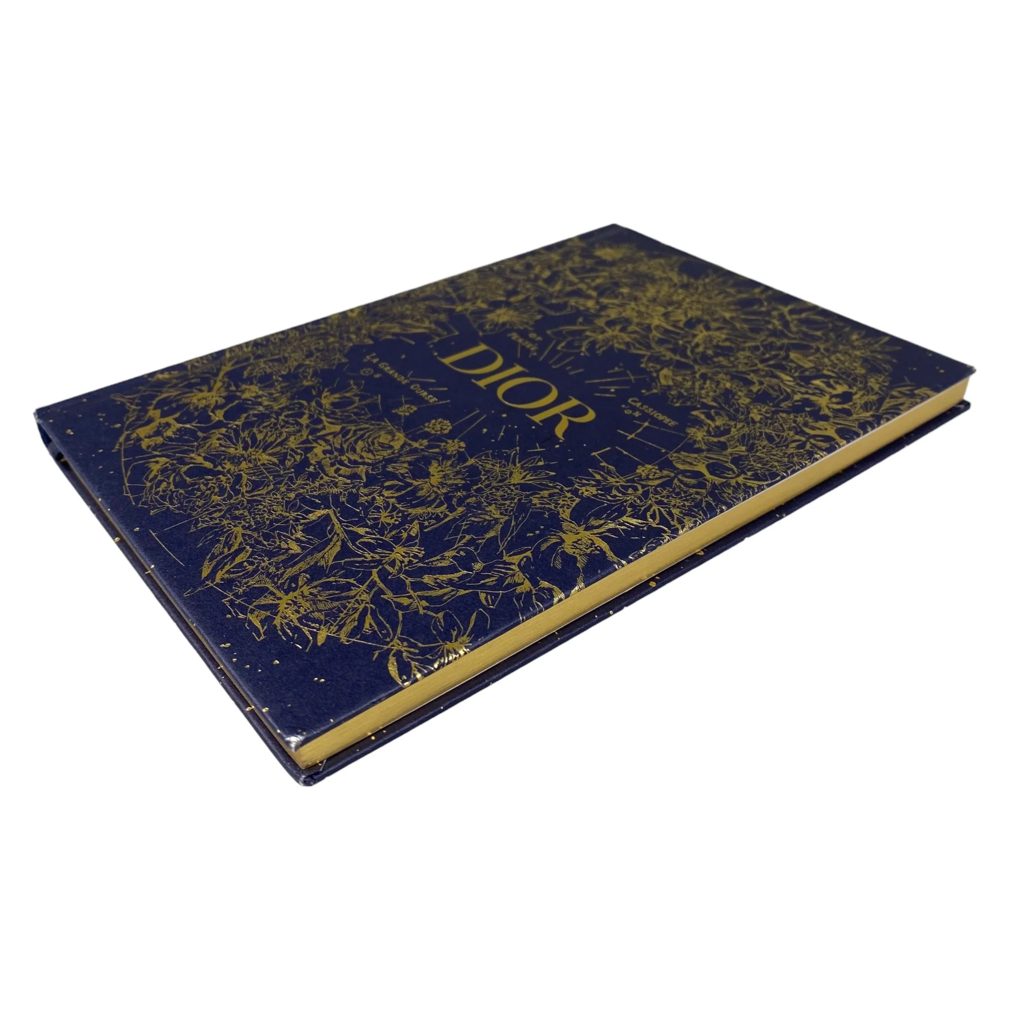 (NEW) DIOR CHRISTMAS HOLIDAY NOTEBOOK - NAVY/GOLD - Image 3
