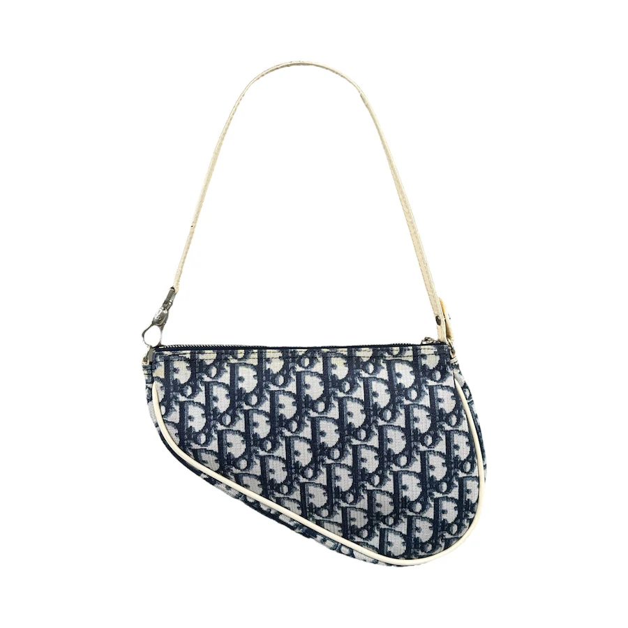 DIOR COATED CANVAS TROTTER MONOGRAM SADDLE BAG - Image 2