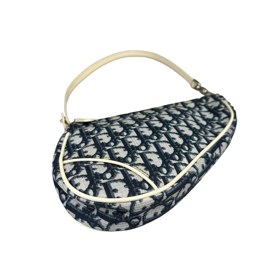 DIOR COATED CANVAS TROTTER MONOGRAM SADDLE BAG - Image 3