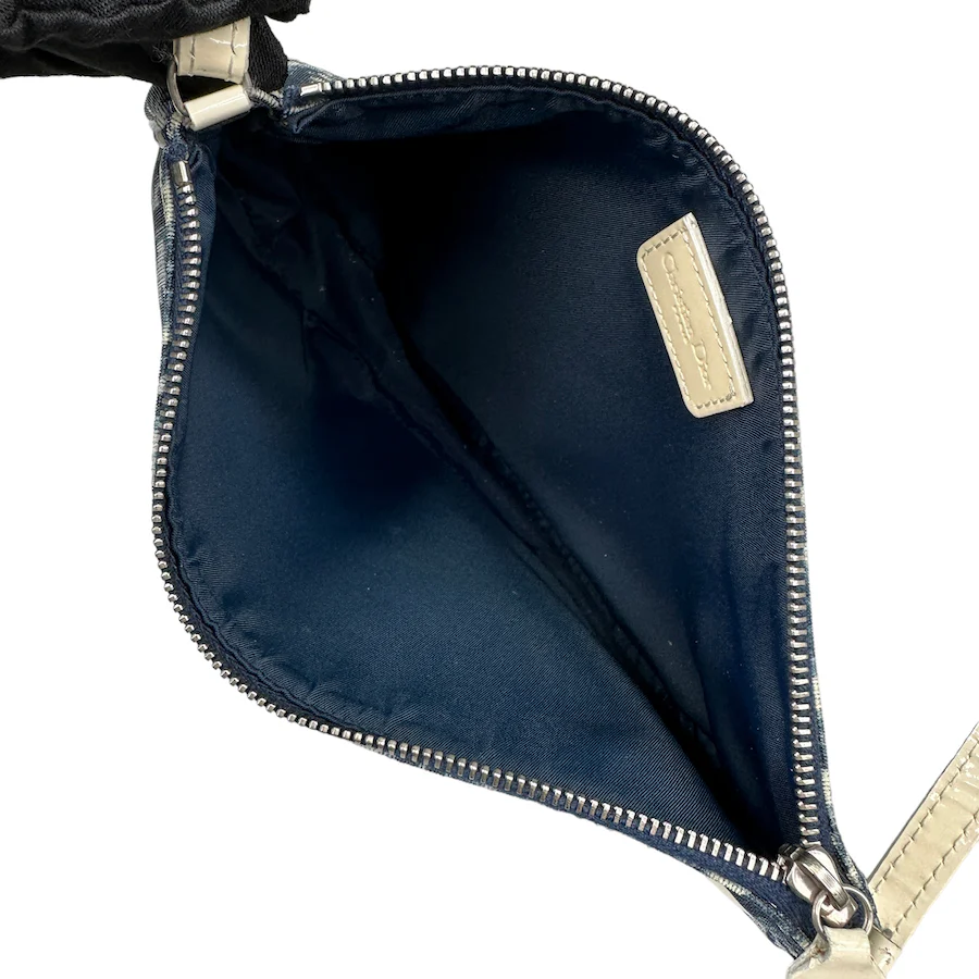 DIOR COATED CANVAS TROTTER MONOGRAM SADDLE BAG - Image 4