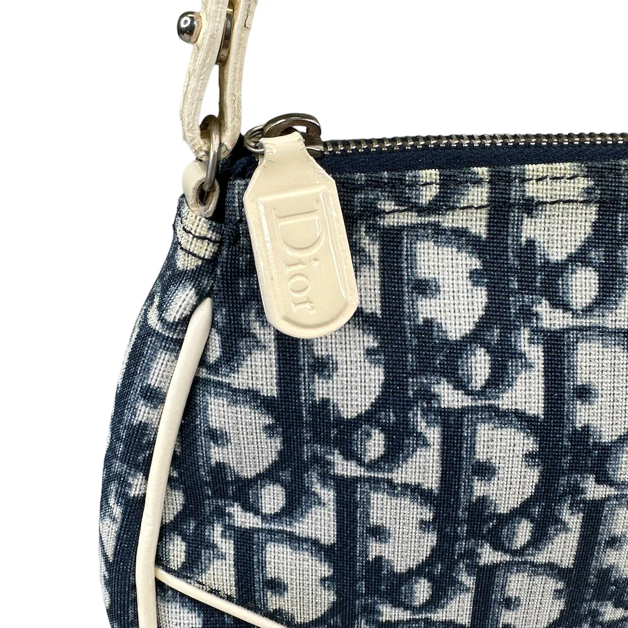DIOR COATED CANVAS TROTTER MONOGRAM SADDLE BAG - Image 6