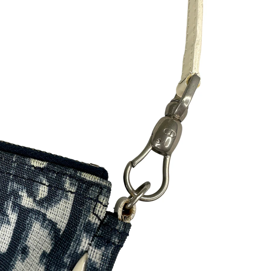 DIOR COATED CANVAS TROTTER MONOGRAM SADDLE BAG - Image 8