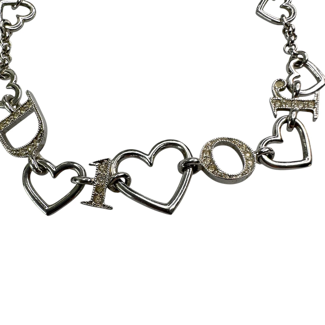 DIOR HEART & LETTER CHARM BRACELET - Image 2