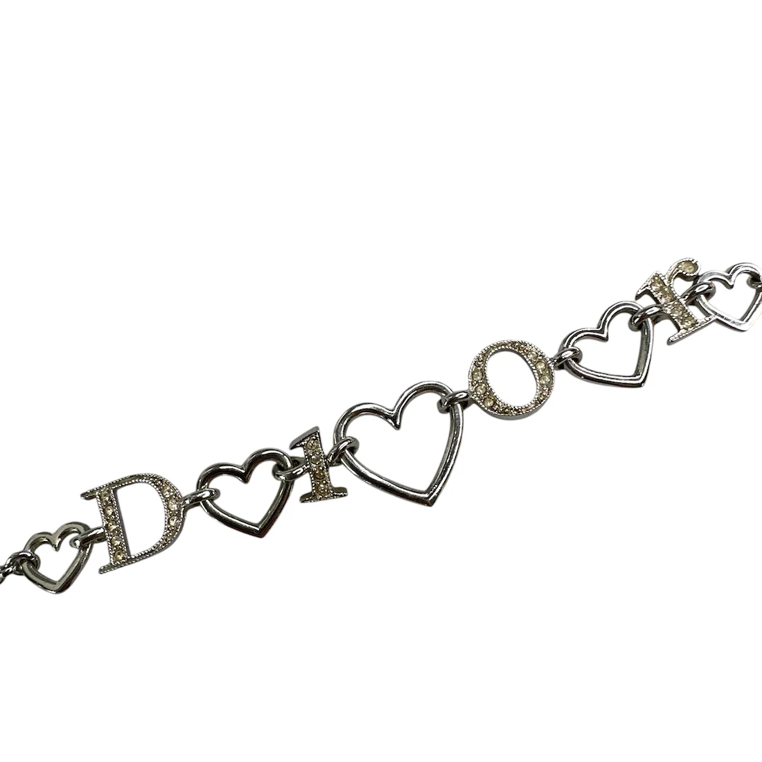 DIOR HEART & LETTER CHARM BRACELET - Image 3