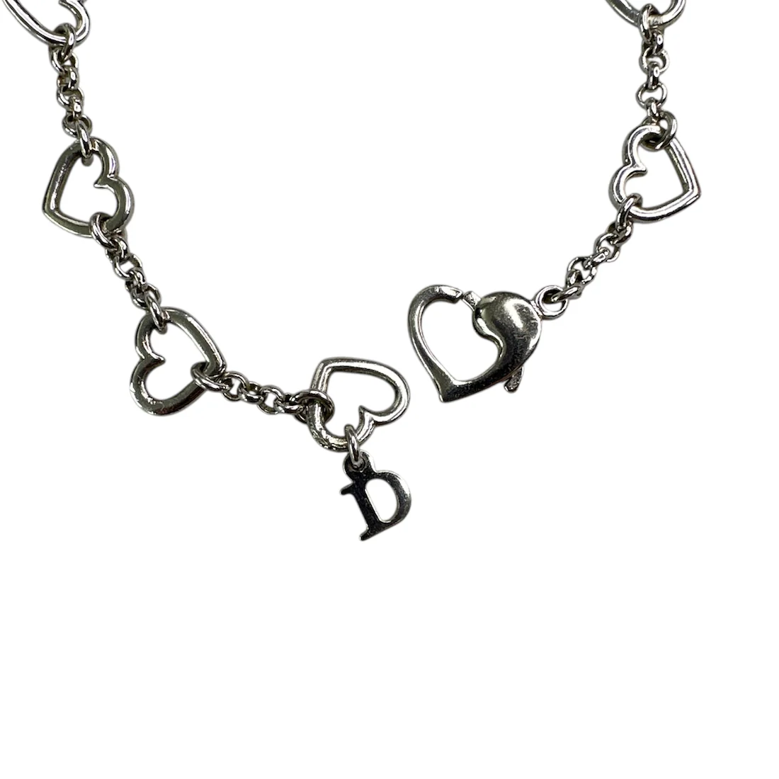 DIOR HEART & LETTER CHARM BRACELET - Image 4