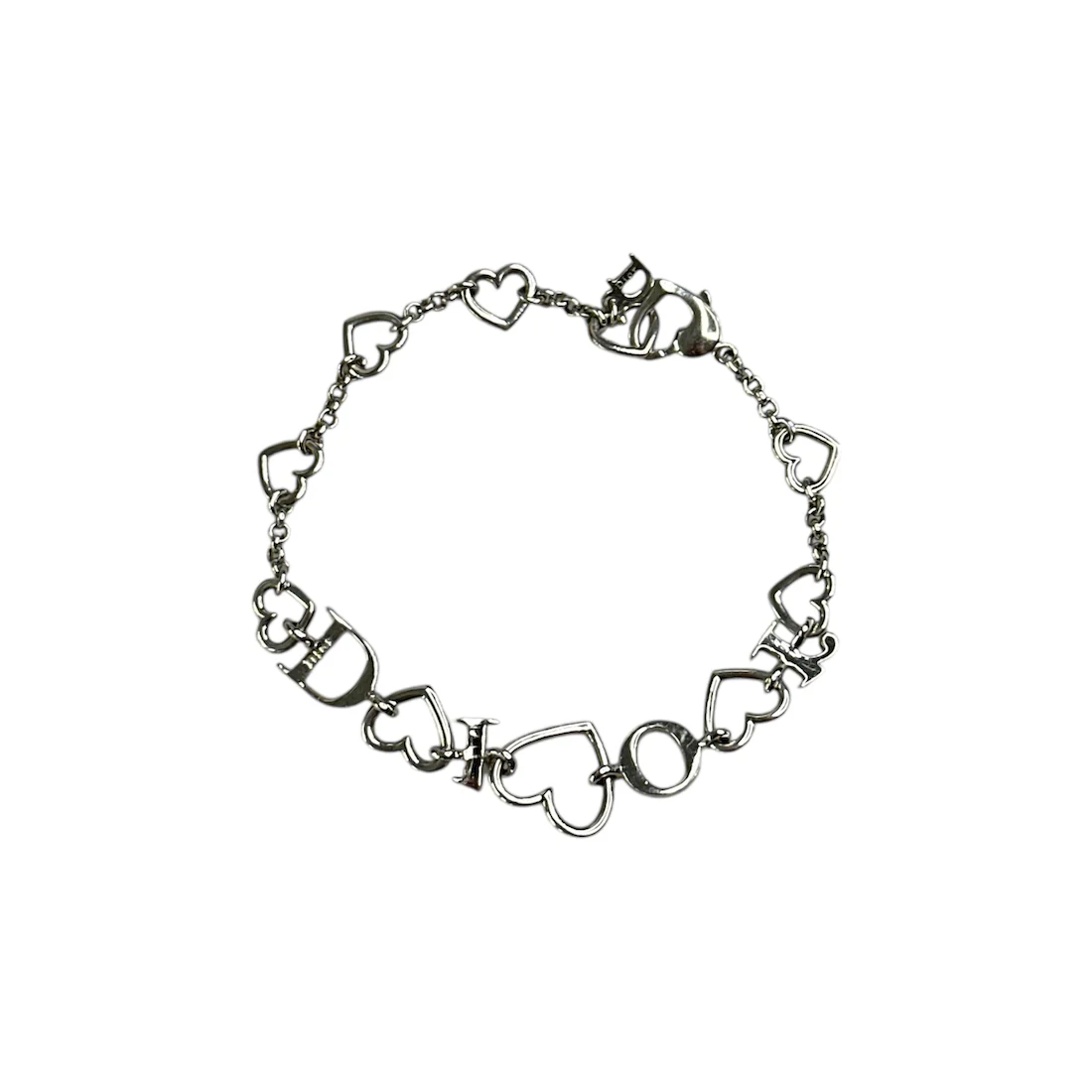 DIOR HEART & LETTER CHARM BRACELET - Image 5