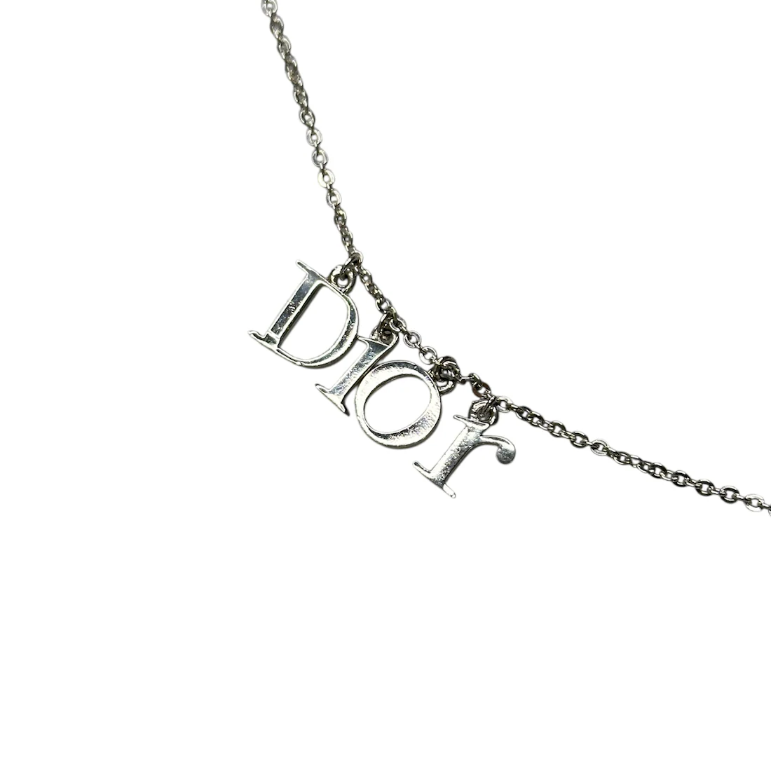 DIOR LETTER CHARM NECKLACE - Image 3