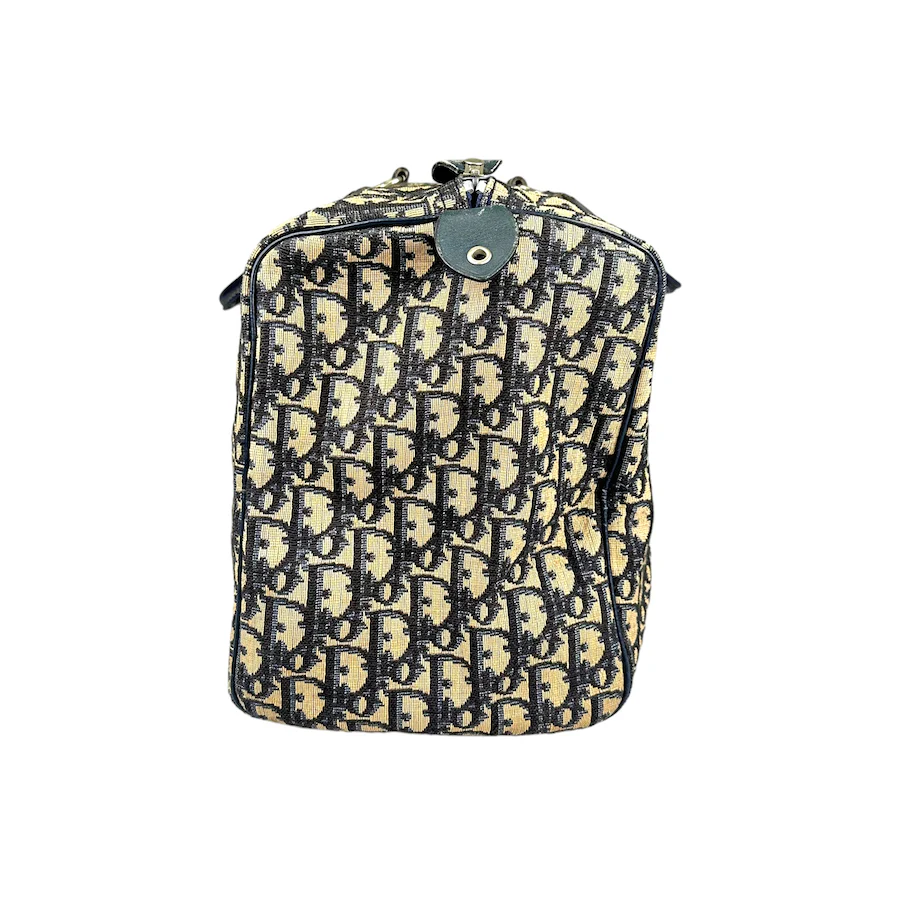 DIOR MONOGRAM CANVAS VINTAGE BOSTON DUFFLE BAG - CLASSIC 8102-E - Image 2