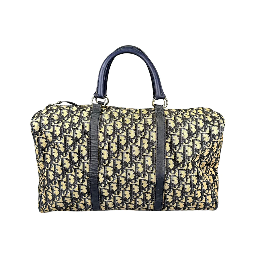 DIOR MONOGRAM CANVAS VINTAGE BOSTON DUFFLE BAG - CLASSIC 8102-E - Image 6