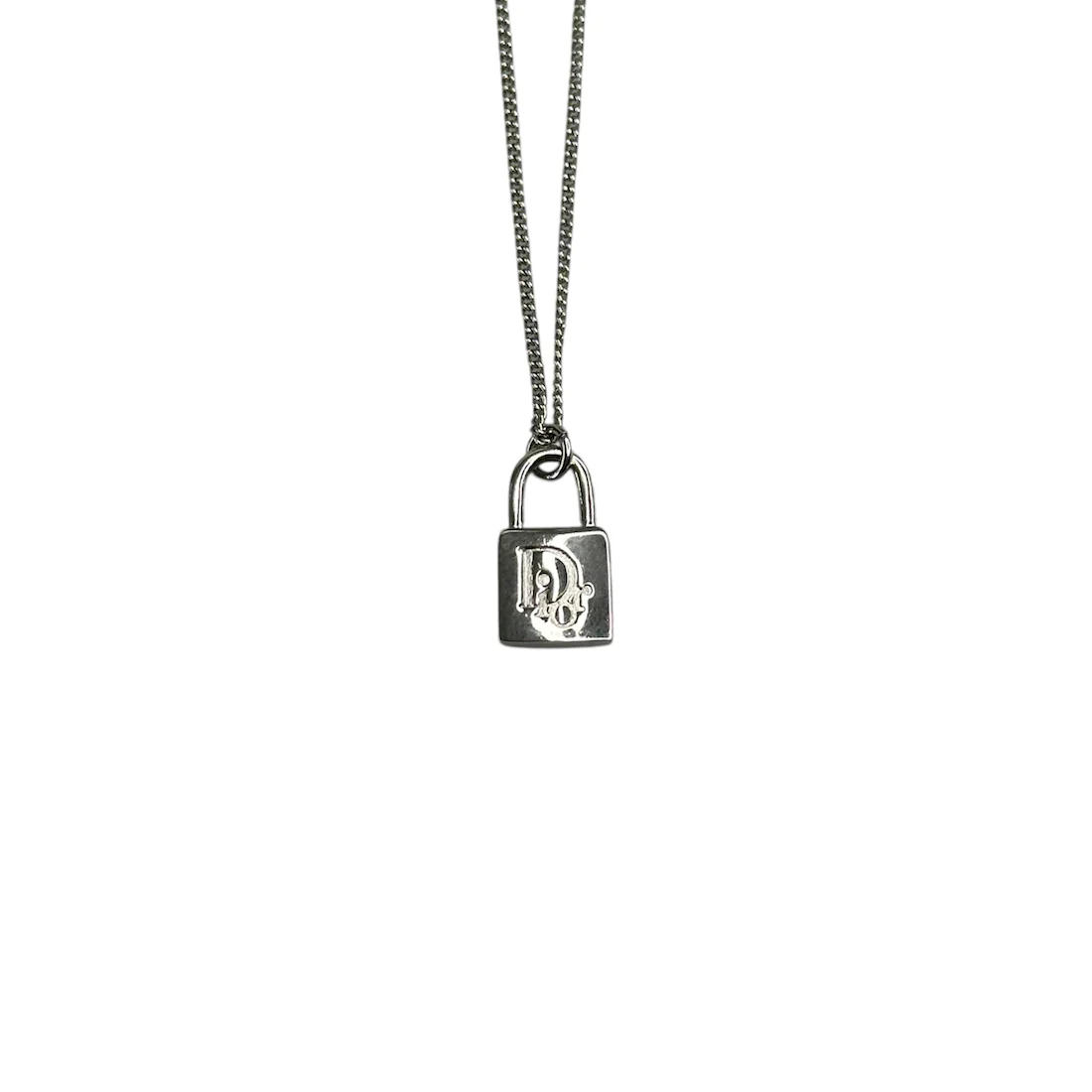 DIOR PADLOCK PENDANT NECKLACE - Image 3