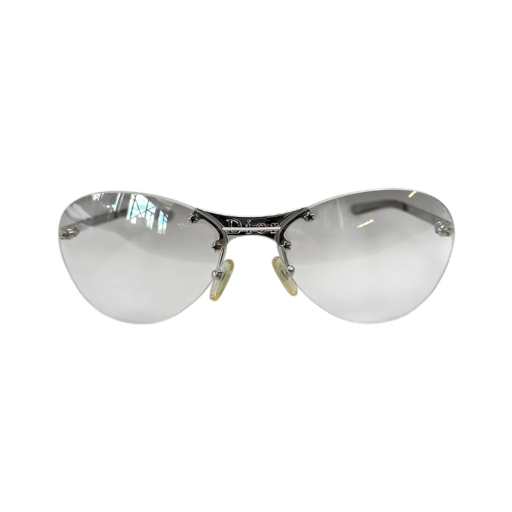 DIOR STARLIGHT RIMLESS SUNGLASSES - CLEAR - Image 3