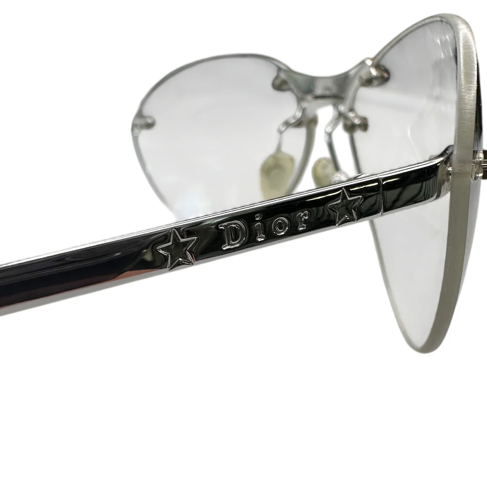DIOR STARLIGHT RIMLESS SUNGLASSES - CLEAR - Image 4
