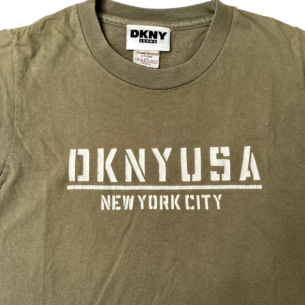 DKNY T-SHIRT - KHAKI - Image 3