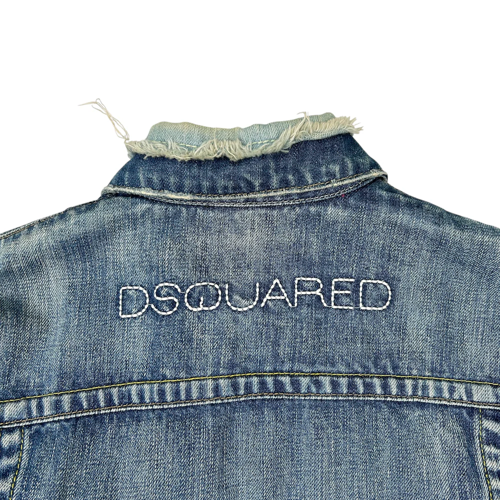 DSQUARED DISTRESSED DENIM JACKET - Image 5