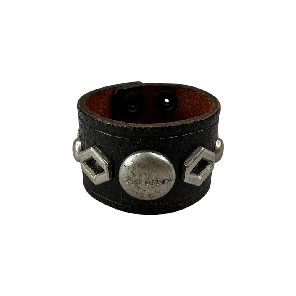 DSQUARED LEATHER BRACELET