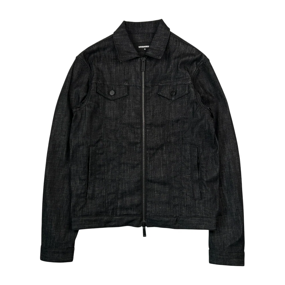 DSQUARED2 SS20 DENIM JACKET - DARK GREY