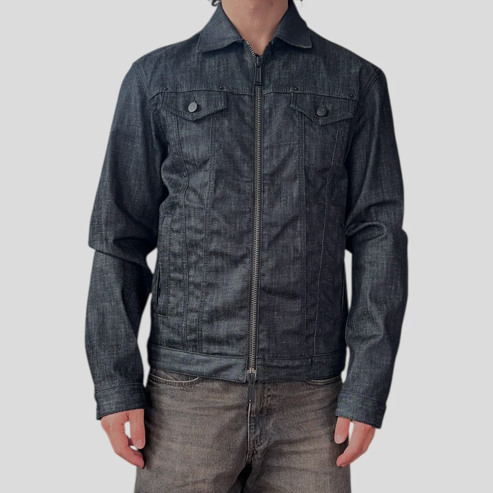 DSQUARED2 SS20 DENIM JACKET - DARK GREY - Image 2