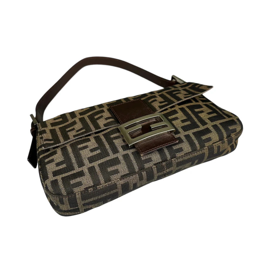 FENDI ZUCCA CANVAS BAGUETTE BAG - Image 3