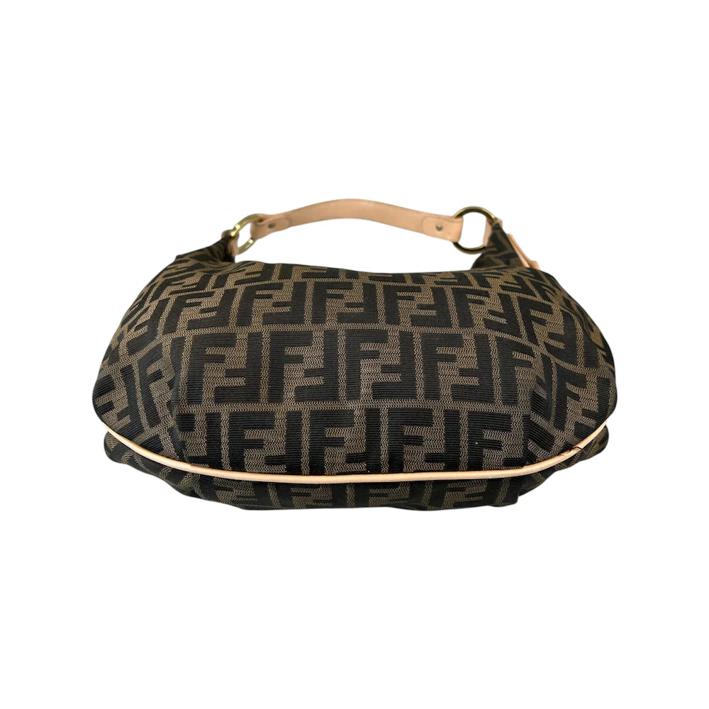 FENDI ZUCCA CANVAS CRESCENT BAG - Image 4