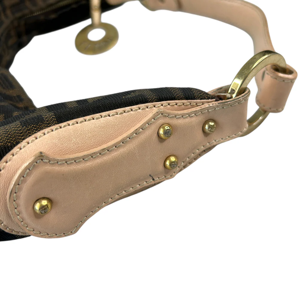FENDI ZUCCA CANVAS CRESCENT BAG - Image 7
