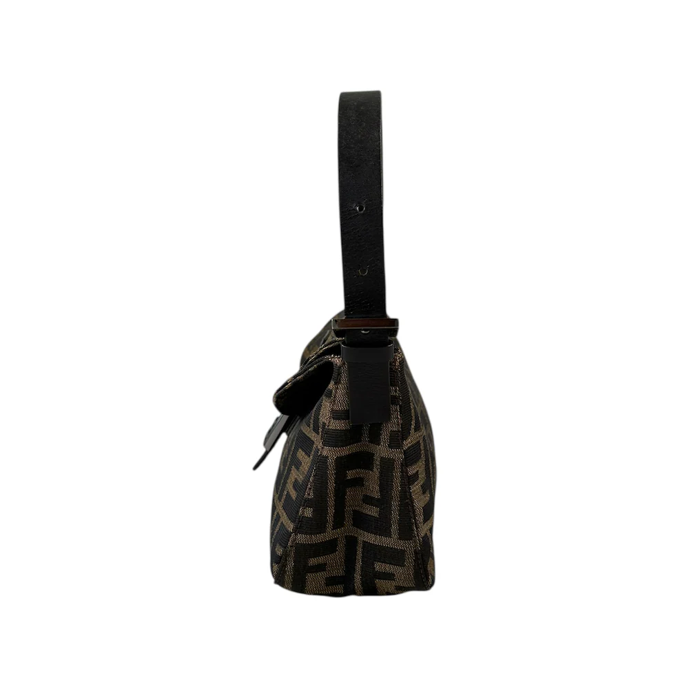 FENDI ZUCCA DOUBLE FLAP BAGUETTE BAG - Image 3