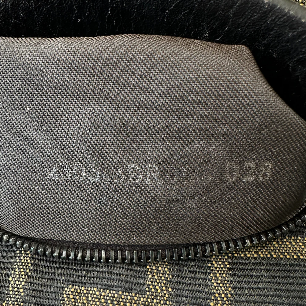 FENDI ZUCCA DOUBLE FLAP BAGUETTE BAG - Image 8