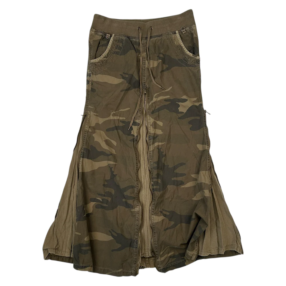 G.O.A CAMO CARGO ZIP SKIRT - Image 4