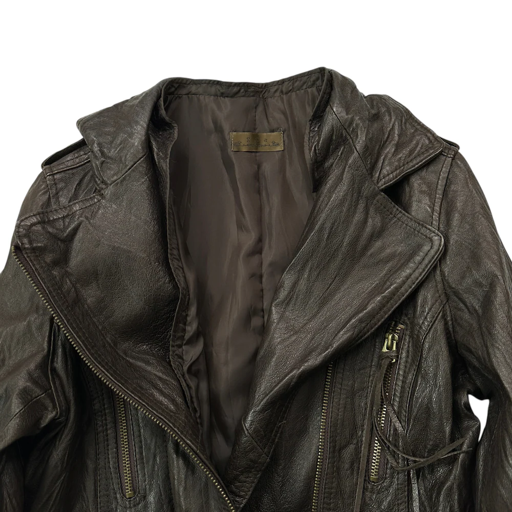 G.O.A RACOON FUR LEATHER JACKET - Image 7