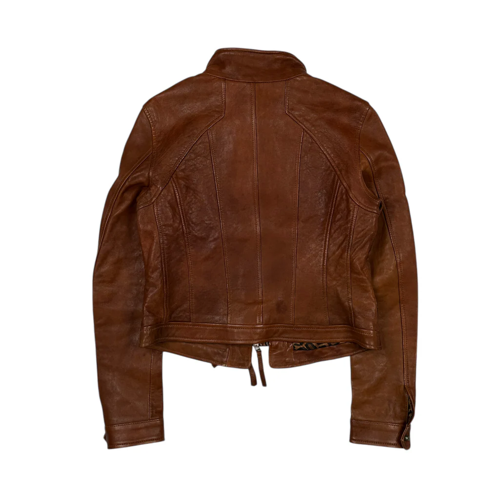 G.O.A. LEATHER JACKET - BROWN - Image 3