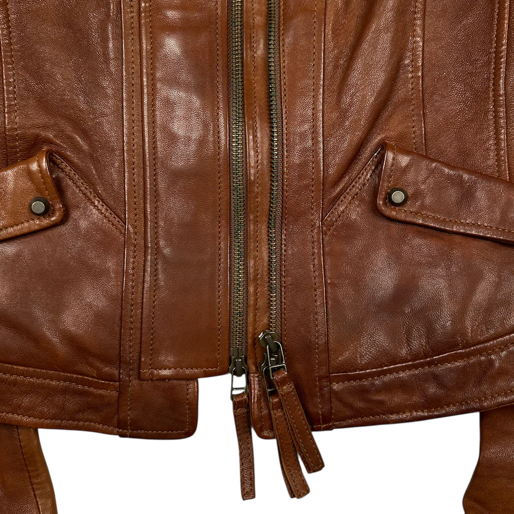 G.O.A. LEATHER JACKET - BROWN - Image 4