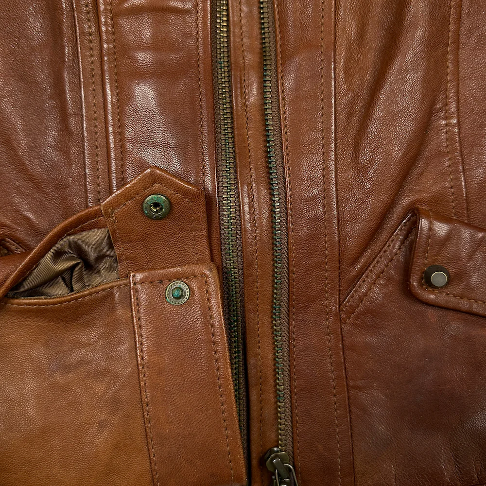 G.O.A. LEATHER JACKET - BROWN - Image 5