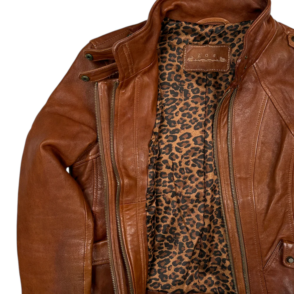 G.O.A. LEATHER JACKET - BROWN - Image 6