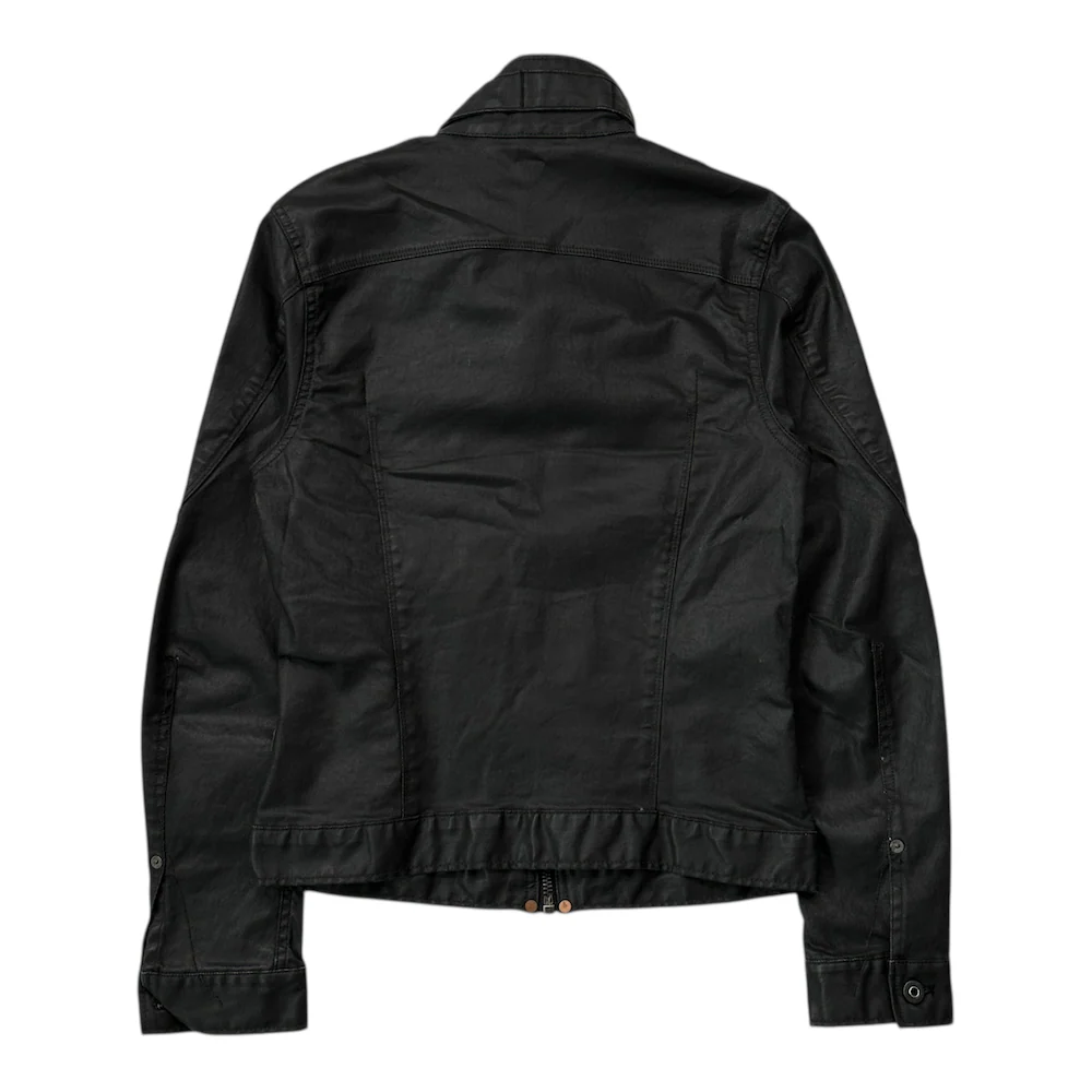 G-STAR RAW WAXED DENIM JACKET - BLACK - Image 2