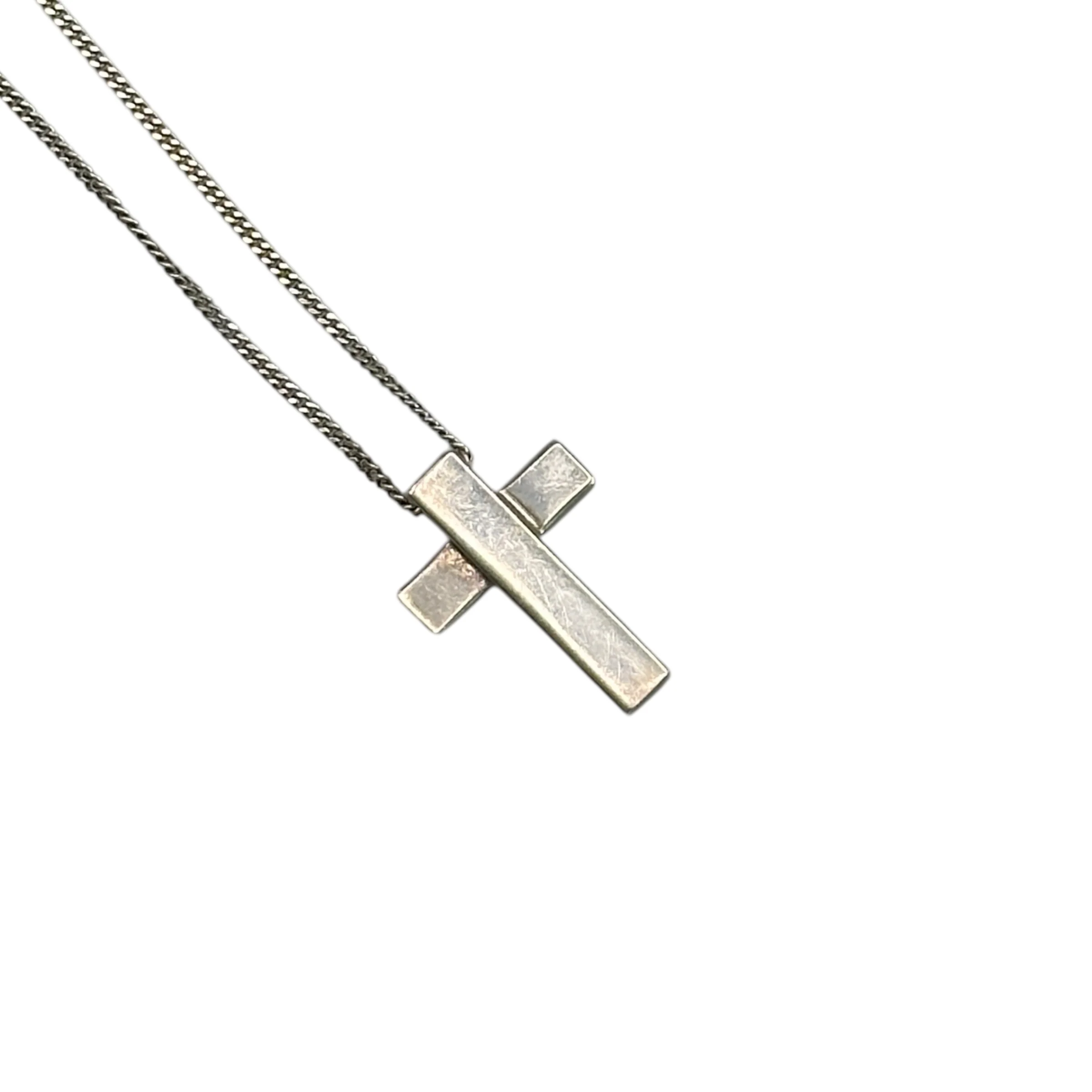GUCCI CRUCIFIX NECKLACE - 925 SILVER - Image 4
